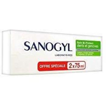 SANOGYL BI-PROTECT SOIN COMPLET DENTS ET GENCIVES LOT DE 2