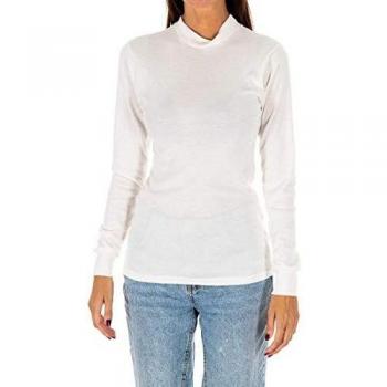 Camiseta Kisses And Love Manga Longa 1625-M-CAMEL para Mulheres