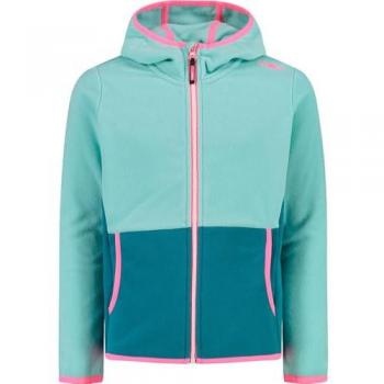 Chaqueta de Forro Polar para Niños con Capucha Fija, Color Azul, CMP 32H1375