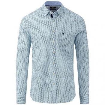 Fynch Hatton Verde Foglia XL camicia a maniche lunghe 1138150