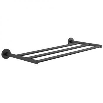 Gedy Felce Estante Negro Mate para Toallas