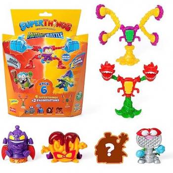 Serie Mutant Battle SuperThings Pack 6 (Modelo 3/6, Caja Mágica)