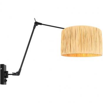 Steinhauer Lampada da Parete Prestige Chic Nero Erba