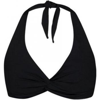 Barts Bikini-Oberteil mit Knoten in Schwarz, Größe 42