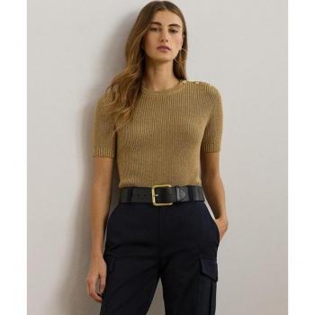 Goldfarbener Lauren Ralph Lauren Damenpullover Modell EYELAH, Größe Medium