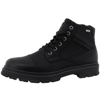 Tom Tailor Herren Stiefel Schnürschuhe Schwarz 44