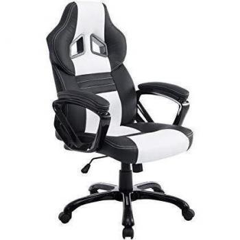 Silla Profesional Racing Pedro XL – Confort en Cuero Sintético y Ruedas