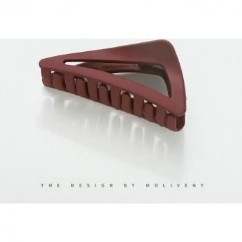 Accesorio para el cabello de resina, pinza color sólida para mujeres y niñas