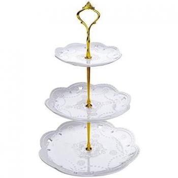 MALACASA Sweet.Time 3 Tier Round Cake Server