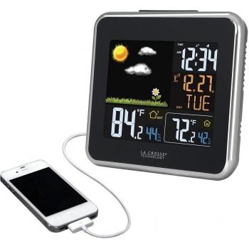 Station météo avec écran LCD couleur La Crosse Technology WS6821-A-BLA