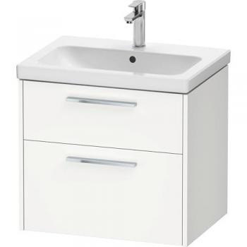 Duravit D-Code Waschbeckenunterschrank, Wandhängend, Griff Chrom