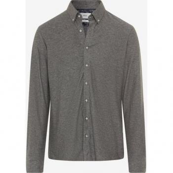 Herren Langarmhemd BRAX Style Daniel in Silber