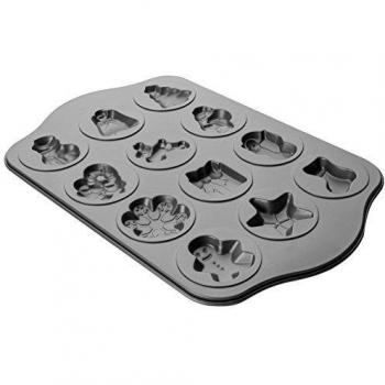IBILI Premium Dark Steel Biscuit Board – 43 × 28 cm