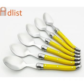 Set de cuillères à café en acier inoxydable Laguiole