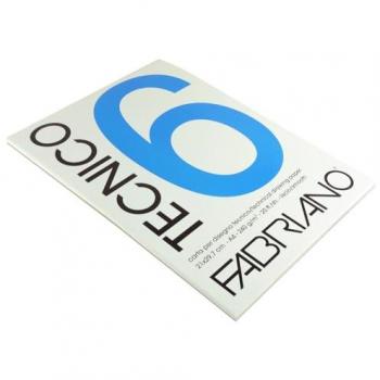 Tekenenboek – FABRIANO – Technisch 6 – 20 vellen – A4 – 240 g/m² – Wit