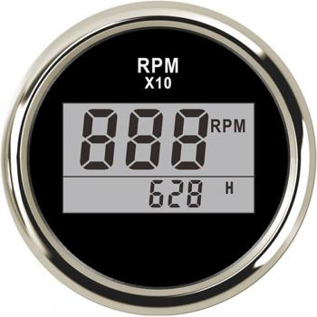 Waterproof Digital Tachometer for Marine Vehicles
