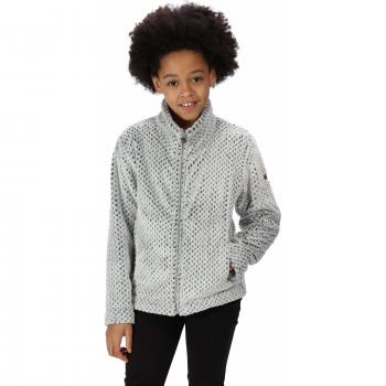 Kinderregatta Kerala Velours Fleece – Durchgehend Reißverschluss, M, Light Vanillin