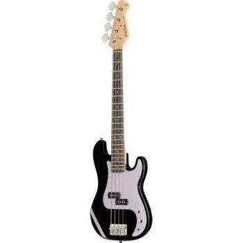 Harley Benton PB‑Shorty BK Collezione Nero Lucido