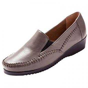 Hochwertige Leder Slipper für Damen