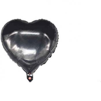 ZFWELL 18 Zoll Herzballon-Set in Schwarz und Weiß