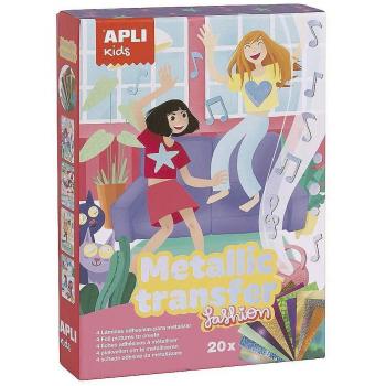 Pack Décoratif Métal Apli Kids – Thème Fashion (4 unités)