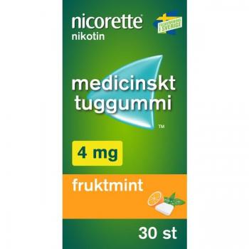 Nicorette Fruktmint tuggummi 4 mg 30 st