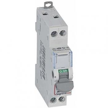 Legrand 406436 DX³-IS Interrupteur Sectionneur à Voyant, 2P, 400V, 20A, 1 Module