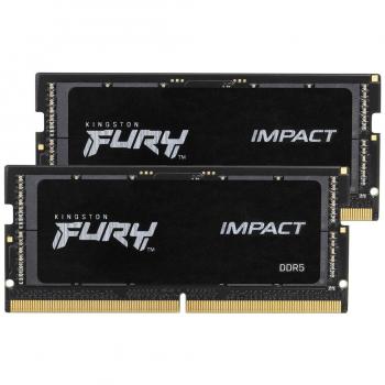 Kingston FURY Impact Kit memoria Laptop DDR5 64 GB 2 x 32 GB Non-ECC 5600 MHz 262pin SO-DIMM CL40 KF556S40IBK2-64