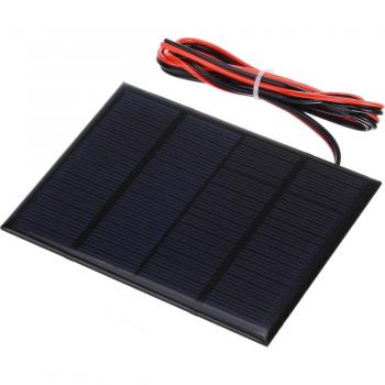 Mini Panel Solar 12V 1.5W, Cargador Portátil para Móvil, Bricolaje, 1 Unidad