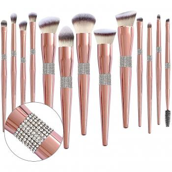Ensemble de pinceaux de maquillage scintillants 13 pièces