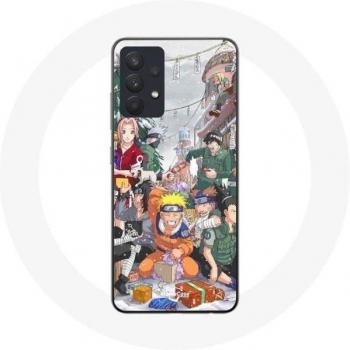 Coque pour Samsung Galaxy A13 4G Naruto Anime Manga Noël