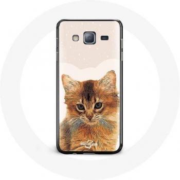 Samsung Galaxy J7 2016 Somali Cat Soft Case