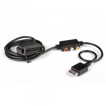 SPEEDLINK SCART‑Audio‑Video Kabel für PlayStation 3 – Schwarz, 1,7 m