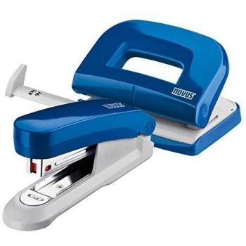 Novus Büroset mit Heftgerät und Locher E 15/E 210 in Blau