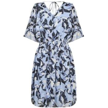 Kaffe Kleid Elina in Blau