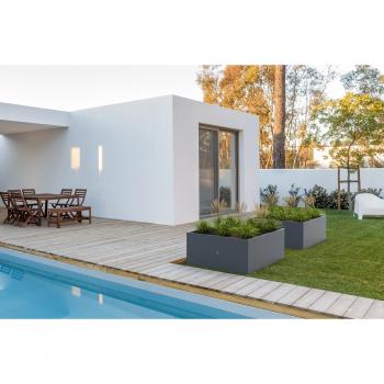 Pflanzkasten Herstera Garden grau 150x50x100 cm