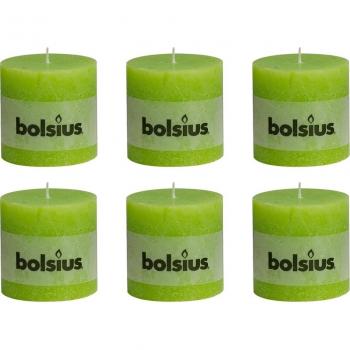 Candela Stupenda Verde Lime 6 pezzi