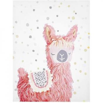 Canvas Wall Art Pink 60 x 80 cm for Kids Room