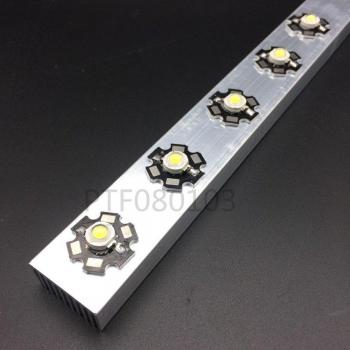 High Power LED Heatsink 300mm x 25mm x 12mm for 1W, 3W, 5W LED Diodes