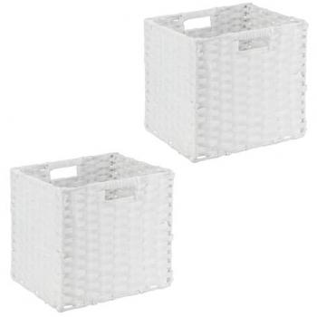 Set di Cesti Portaoggetti Relaxdays, 2x32x30x31 cm