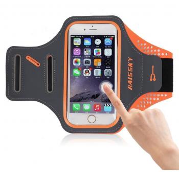 Key‑Fit Sportarmband HAISSKY: Universell für iPhone X/8 Plus/7/7 Plus und Samsung Galaxy S8 bis
