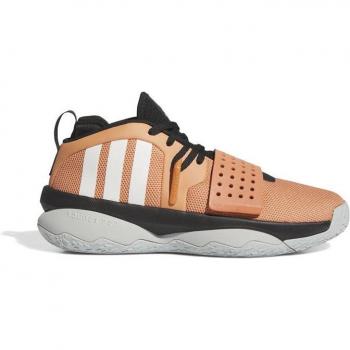 Chaussures indoor Adidas Dame 8 Extply, Orange/Blanc EU42