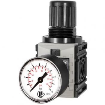Riegler FUTURA‑Mini Druckregler – DV Standardmano – G 1/4, 0,1–4 bar