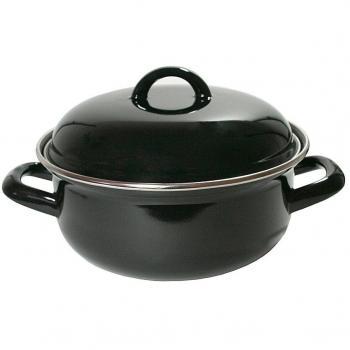 Padella Smaltata Nero Ø28 Cm 3.5L Imperial Kitchen