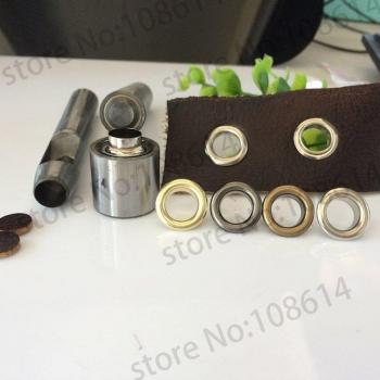 Round Edge Brass Eyelets for Cap, Bag, and Belt Making (400pcs)