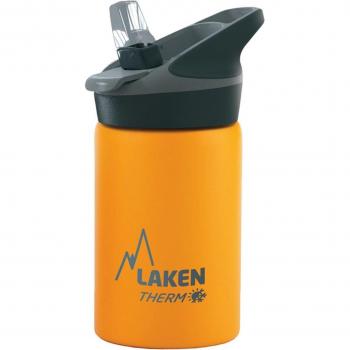 Laken Jannu Borraccia Termica con Tappo Sportivo, 350 ml, Colore Giallo