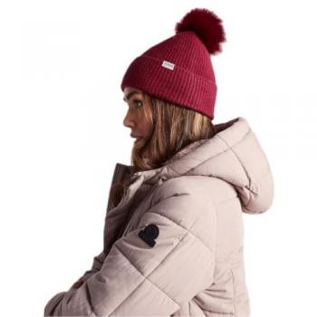 Women’s Burgundy Anya Knit Beanie – Brand: TOG24