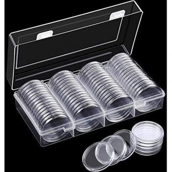 Caja para Colección de Monedas Silver Eagles 40 mm