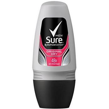 X 6 Sure Men Original Dry Roll-On 50ml Anti-Perspirant 48H