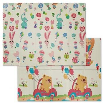 Tappeto Gioco Colorato per Bambini, 195x146 cm, in Gomma xpe